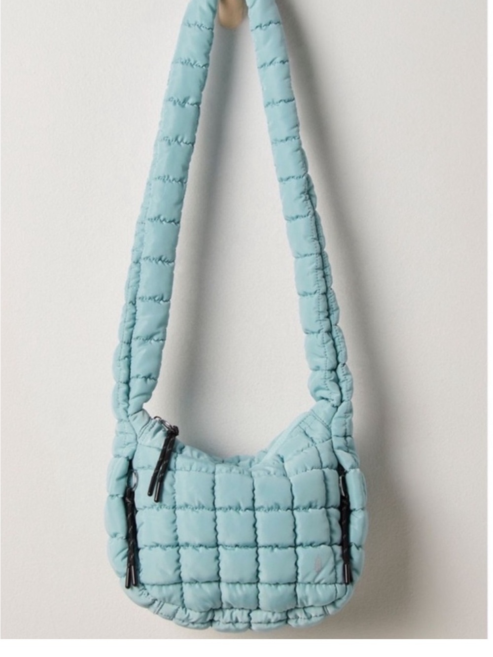 FP Movement Quilted Baby Carryall Sling Bag In Sterling Blue NWT